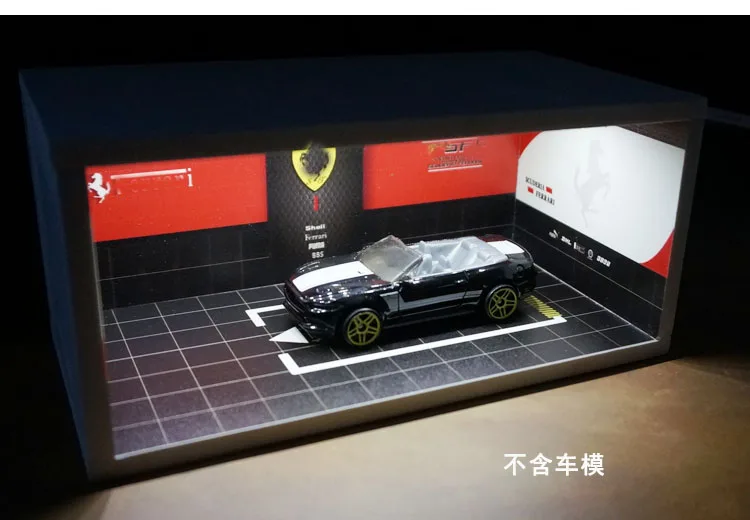 1/64 парковочная площадка сцена японская модель "улица" автомобиль гараж фото реквизит гараж парковочное шоу