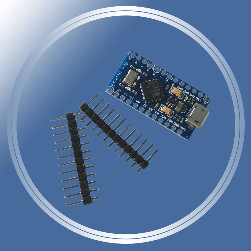 

New Pro Micro 3.3V 8Mhz for arduino ATmega32U4 5V/16MHz Module with 2 row pin header For Leonardo