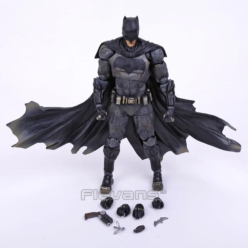 Play Arts KAI Batman v Superman Dawn of Justice № 1 Бэтмен ПВХ фигурка Коллекционная модель игрушки 25 см