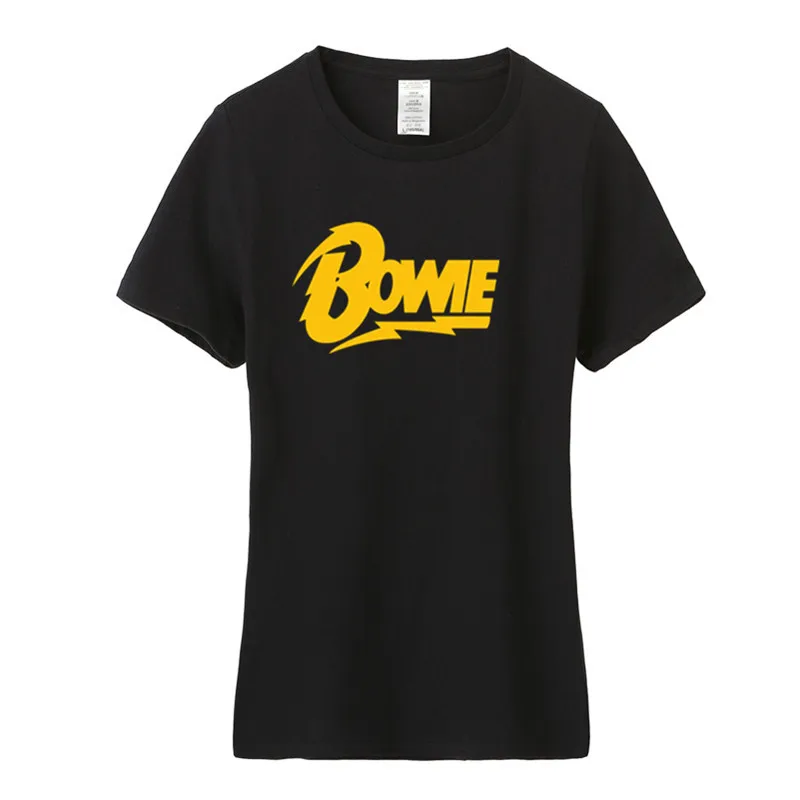

New David Bowie Women T Shirt Summer Cotton Short Sleeve Stardust Glam Rock Roll Cool Woman Girl T-shirt Tops OT-132