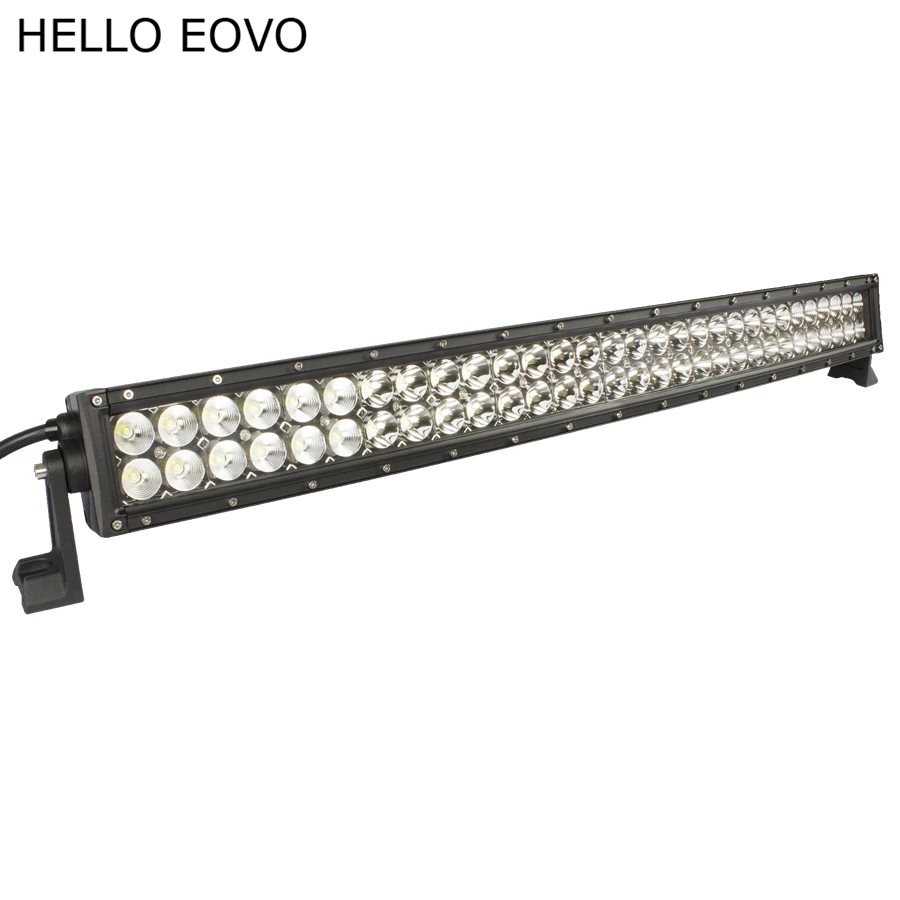 

HELLO EOVO 33" Inch 180W Curved LED Light Bar for Work Indicators Driving Offroad Boat Car Tractor Truck 4x4 SUV ATV Flood 12V