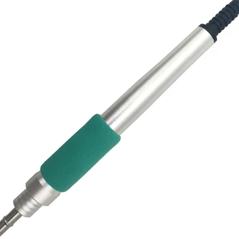 

2019 New Arrival Aluminum alloy T12 handle for OLED/LED DIY Digital Electric Soldering Irons DIY Set GX12-5PIN Aviation plug