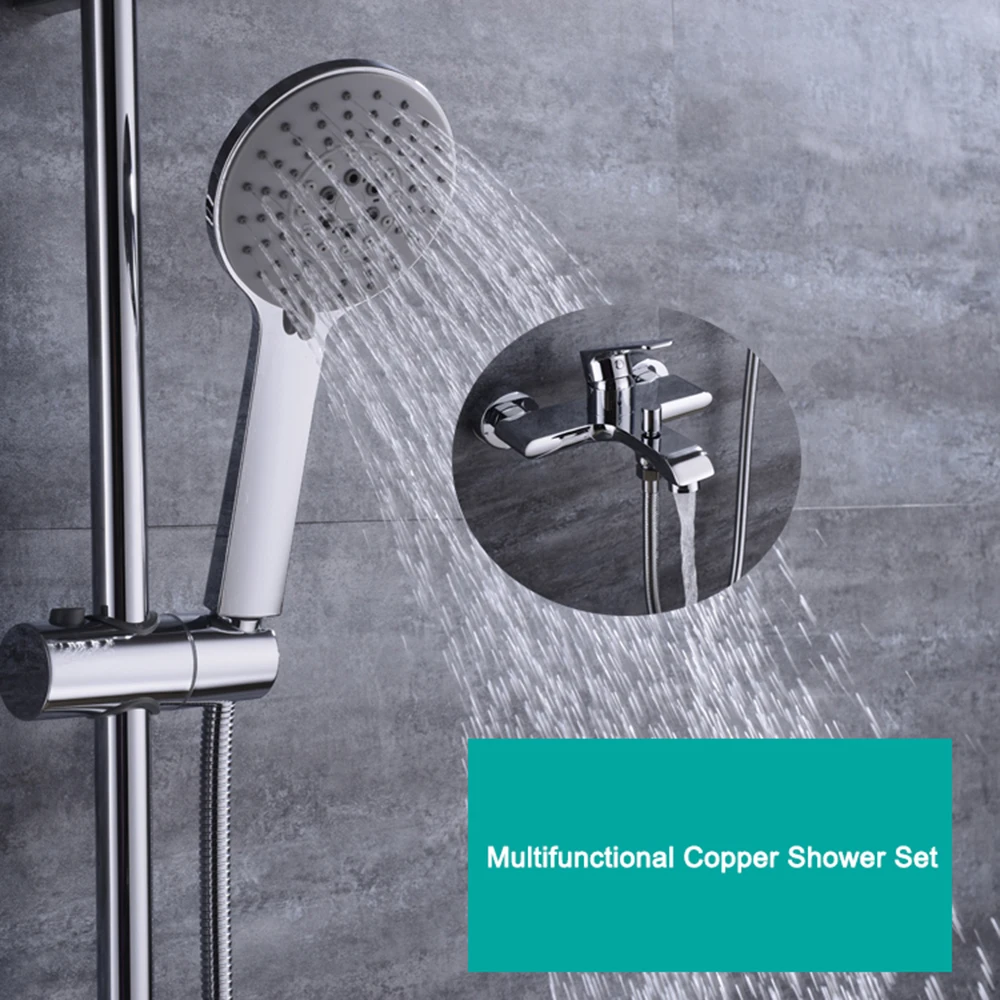 

Double wall type refined copper into the shower with a simple hand-held faucet shower set