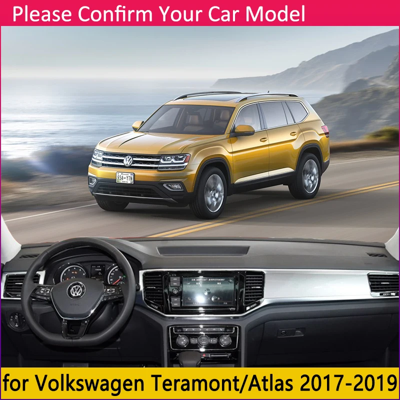 Противоскользящий коврик для приборной панели VW Volkswagen Teramont Атлас 2017 2018 2019 защиты