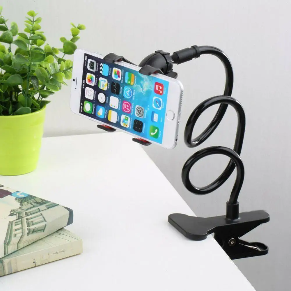 

Flexible Phone Holder Long Arm Lazy Gooseneck Stand Support Smartphone Tablet Bracket in Car Home Bed Clip For Xiaomi 8 Redmi 2