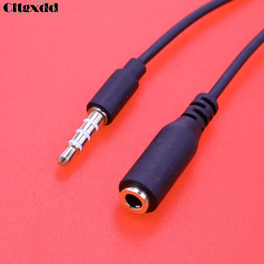 

cltgxdd 3.5mm 4pole Audio Extended line Male to Female Jack Stereo AUX Audio Headphone Extension Cord Cable for Phone computer