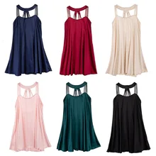 Женская ночная рубашка Новая летняя без рукавов пикантный Шелковый Атласный однотонный горошек с принтом женская одежда для сна топы плюс размер 4XL