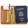 Premium Genuine Leather Passport Holder Passport Cover Russia Case for Car Driving documents Travel Wallet Organizer Case ► Photo 2/6