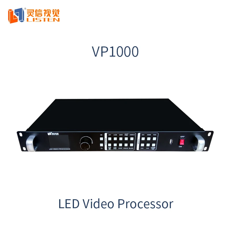 

Listen VP1000 full color led screen video processor switcher and scaler work with all brand sending card
