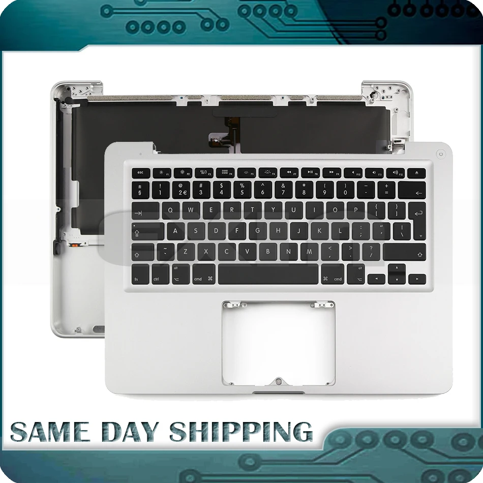 Как новый для Macbook Pro 13 &quotA1278 Топ чехол + клавиатура Подсветка США Великобритания Европа немецкий французский