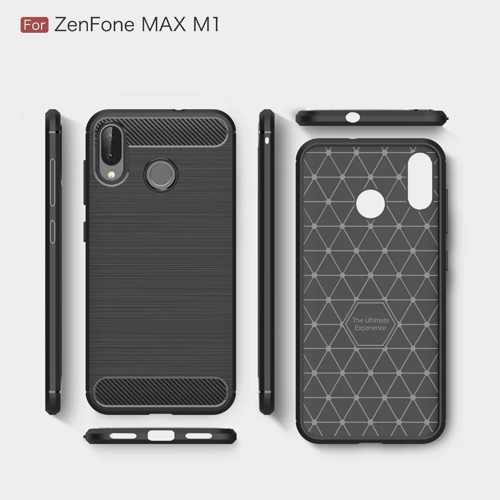 JohnDan-For-Asus-Zenfone-Max-2018-M1-ZB555KL-Carbon-Fiber-Ultra-Thin-Silicone-TPU-Case-For