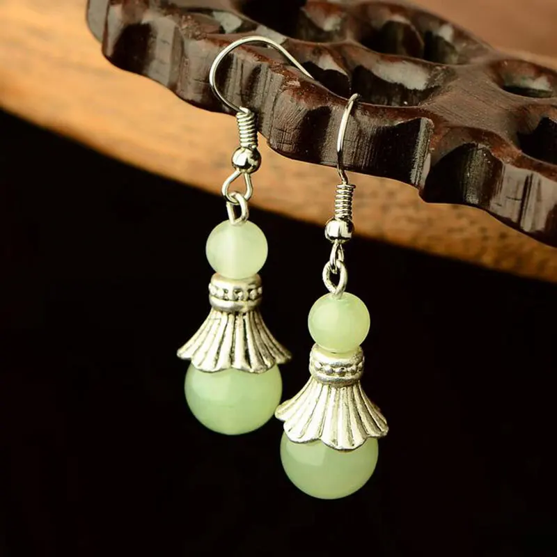 Buy KYSZDL Handmade Tibetan Silver Earrings Jewelry