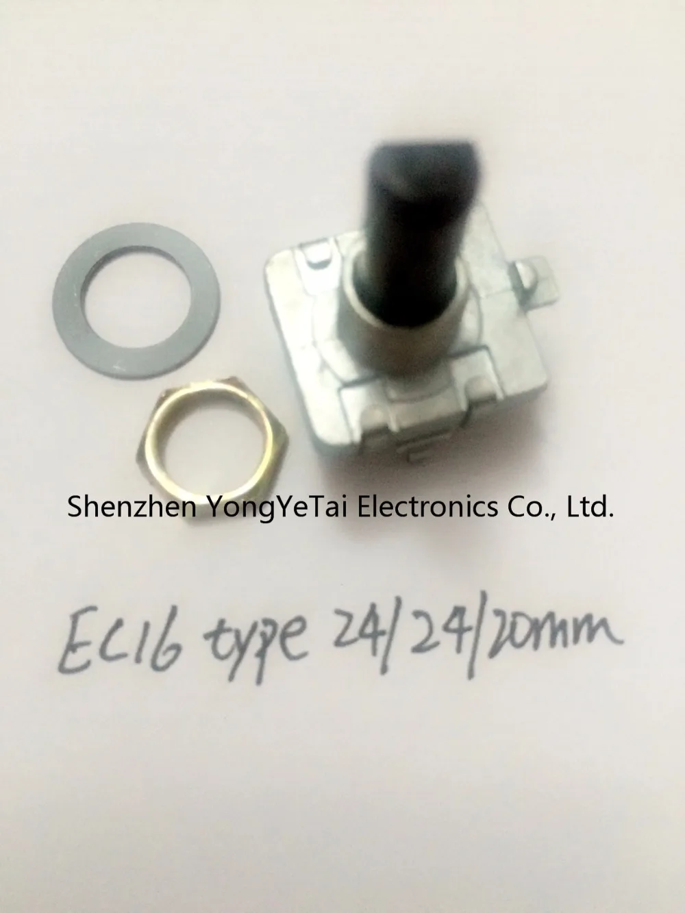 

EC16 Rotary encoder 24 Number of positioning 24 Pulse length 20MM axis Digital rotary potentiometer free shippping