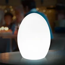 USB Rechargeable RGB Egg Led Night Light Outdoor Desk Multicolor Pub Club KTV Atmosphere Lamp Light with Remote controller thrisdar multicolor novelty led night light with remote controller usb rechargeable cute cat children babybedside table lamps