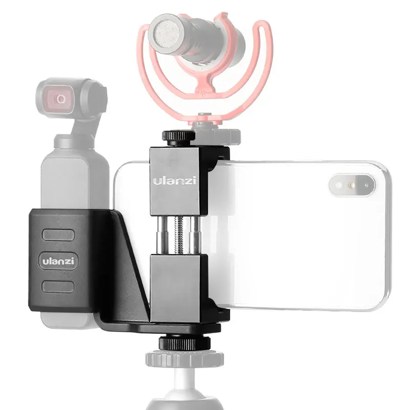 Ulanzi Osmo карманные аксессуары для мобильных телефонов держатель крепление набор неподвижная фигура кронштейн для Dji Osmo карманные камеры+ штатив
