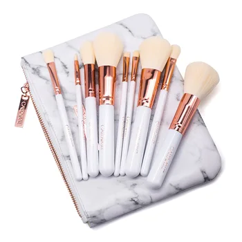 

Hot Selling Women's Makeup Cosmetic Bag Marble Pattern Square Fashion Storage Zipper Pouch -B5