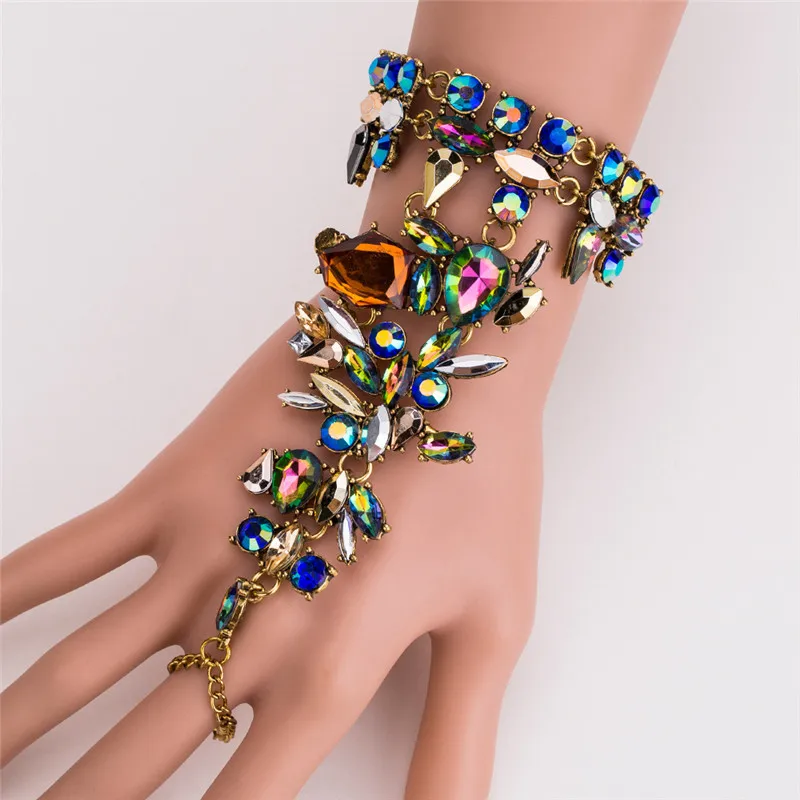 

BK Vintage Golden and Silver Bracelets & Bangles For Women Adjustable Bracelet Jewelry Gift