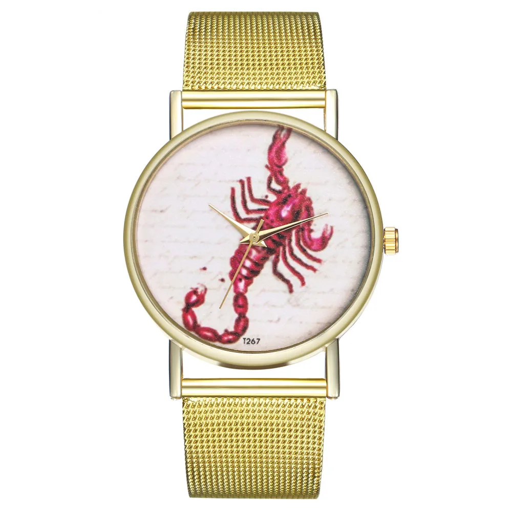 Horloges наручные часы женские Горячая Распродажа Модные Винтажные женские круглая сетка ремешок кварцевые часы reloj mujer Часы подарок