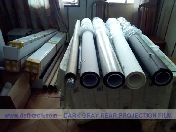 DfLabs 4 square meters (1.524m * 2.67m ) high contrast dark grey Rear projection film for hologram display | Электроника