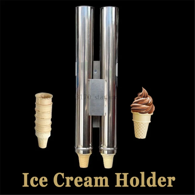 Ice-Cream Cone Holder; stainless steel