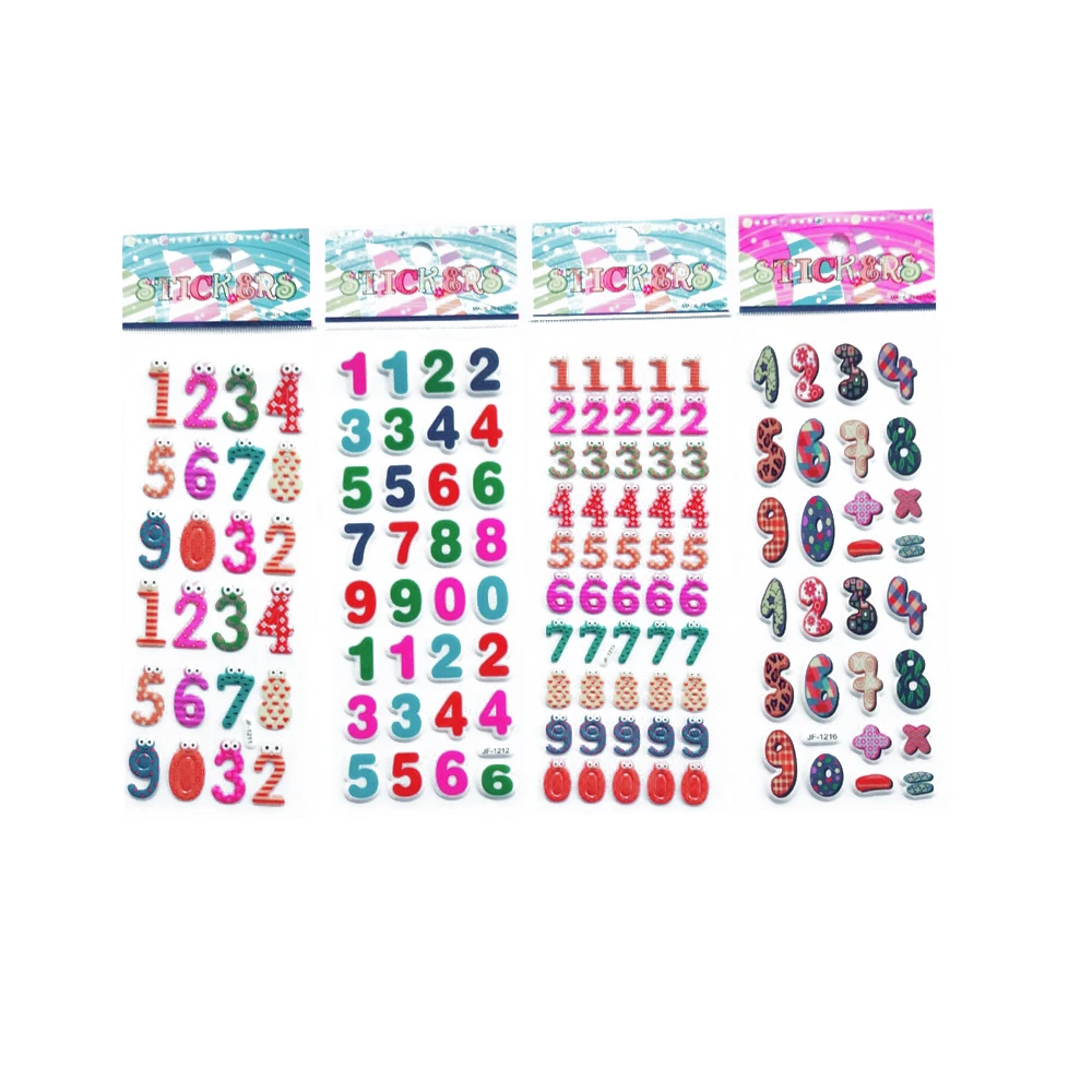 10 листов/партия Детские Стикеры с рисунком клубники|cartoon stickers|bubble stickers3d cartoon stickers |
