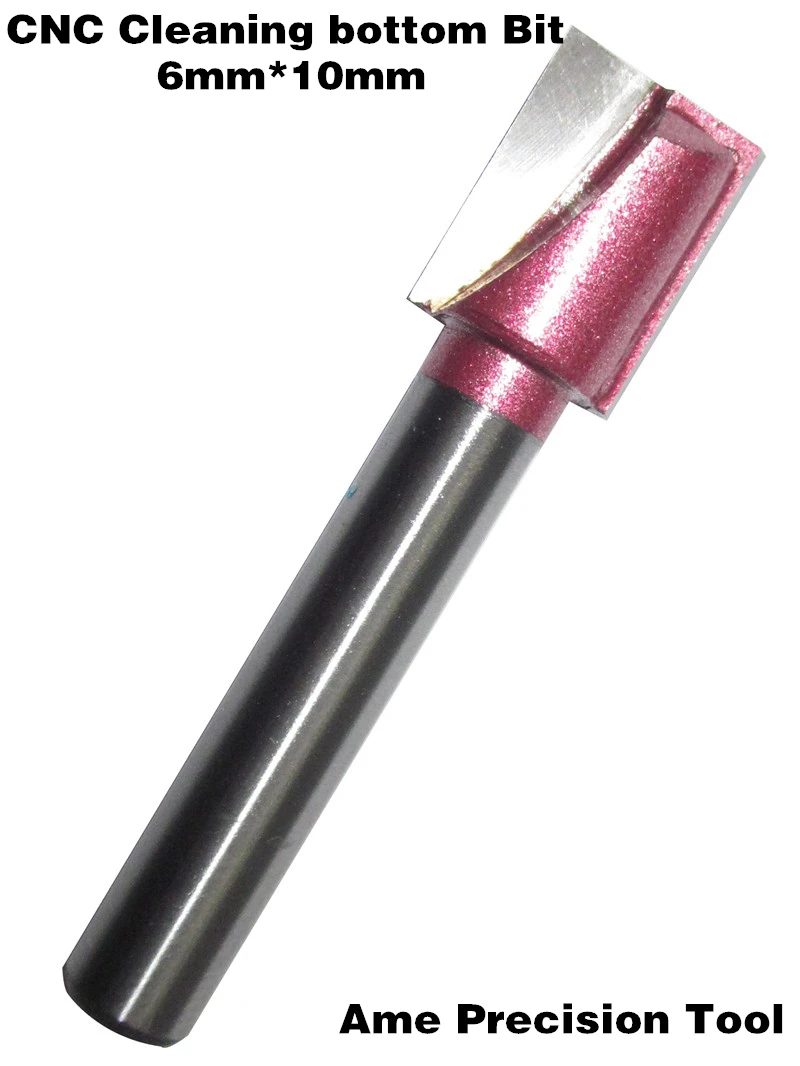 6mm*10mm Freeshipping CNC carbide end mill tool,3D woodworking insert