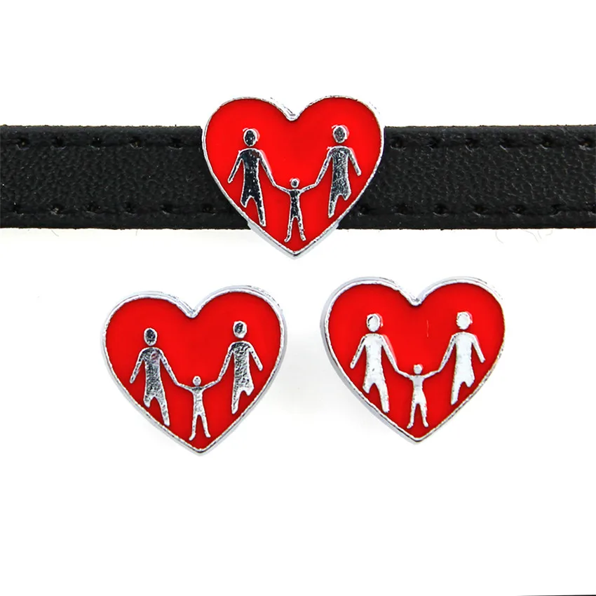 Free Shipping,10PCS Enamel Mouse Slide Slider Charms Fit 8mm Bracelets Belts
