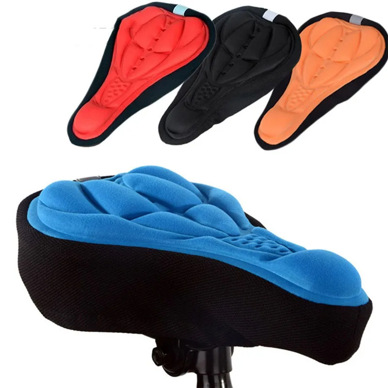 

3D Soft Bike Seat Saddle for A Bicycle Cycling Silicone Seat Mat Cushion Seat Cover Saddle Bicycle Bike Accessories