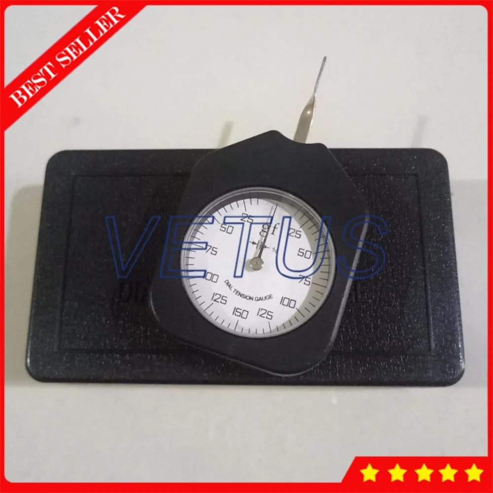 1.5N Dial Tension Gauge Doubles Pointer Force Meter Tension Meter ATN-1.5-2