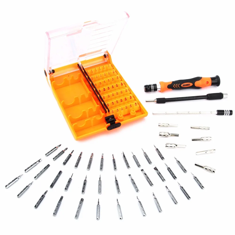 JAKEMY 45 in 1 Precision Screwdriver Set with Torx Bits Chrome Vanadium Steel Socket Home Repair Mobile Phone Repair Hand Tools JAKEMY 45 in 1 Precision Screwdriver Set with Torx Bits Chrome Vanadium Steel Socket Home Repair Mobile Phone Repair Hand Tools