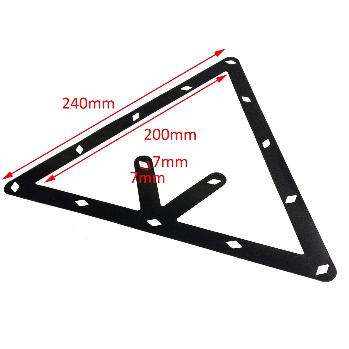 New 6Pcs/Set Billiard Magic Rack Black Triangular Ball Holder Positioning Billiard Table Pool Cue Accessory High Quality