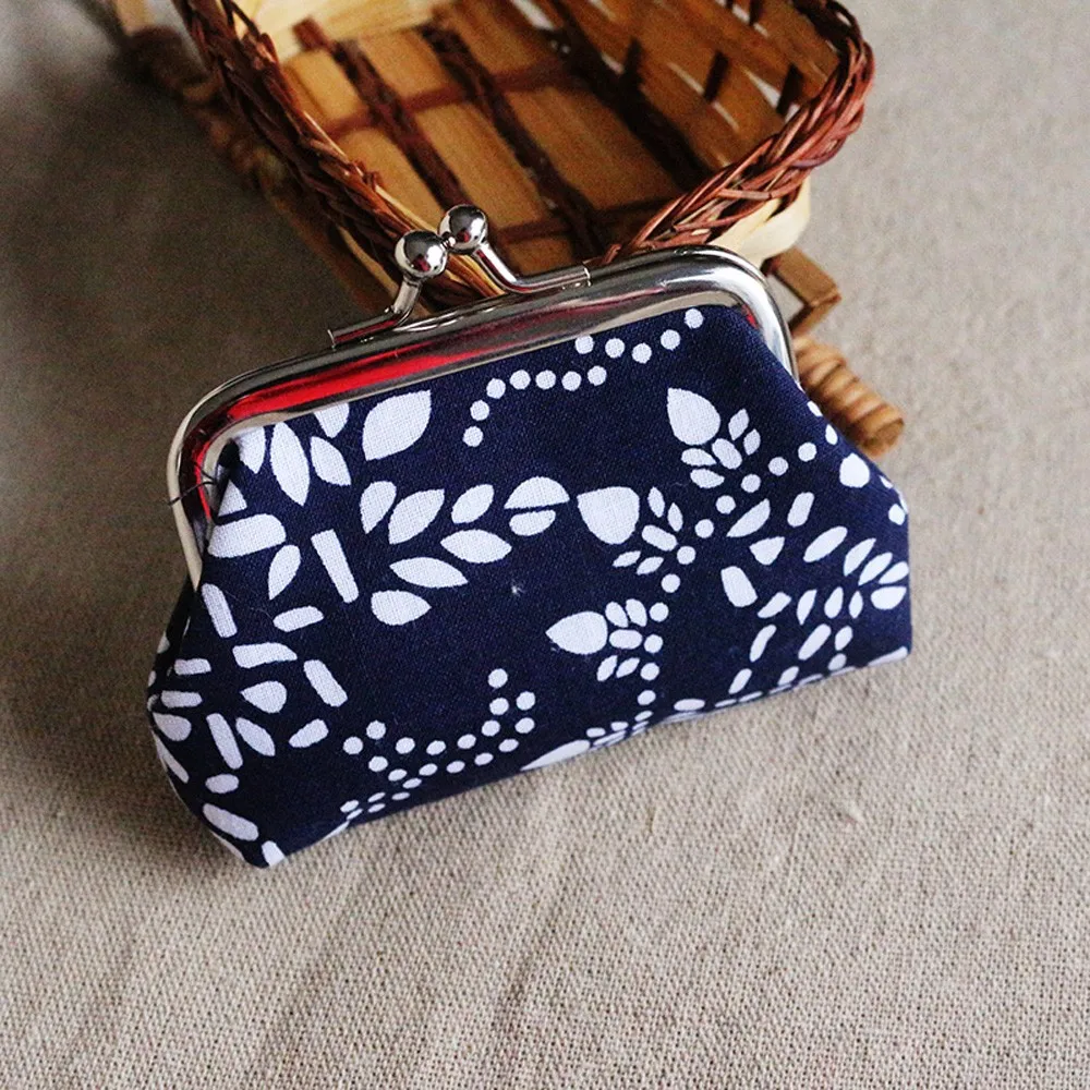 

Hot Sale Women Coin Purse Cute Wallet Lady Retro Vintage Flower Small Wallet Hasp Purse Kawaii Bag Clutch Bag Monedero1.01