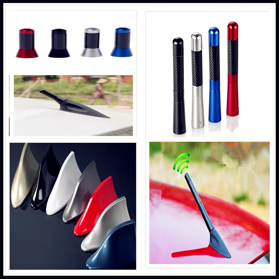 

Car Carbon Fiber roof new Radio shark styling signal Antenna for Audi Q3 Q5 SQ5 Q7 A1 A3 A4 A4L A5 A6 A6L A7 A8 S5 S6 S7