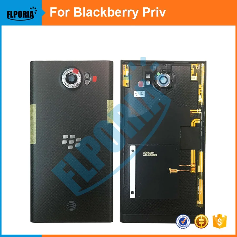 For BlackBerry Priv Back Battery Cover font b Door b font Housing Case With Rear font
