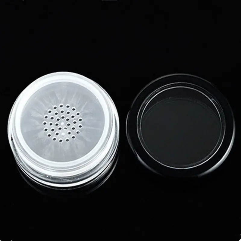 10g Loose Powder Jar Empty Cosmetic Jar With Sifter And empty powder