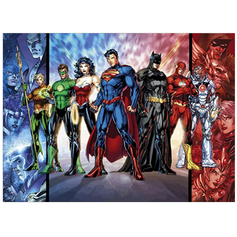 

Diy Diamond Painting Cross stitch kits Superheroes Batman Handicraft Needlework 5D Square Mosaic Diamond Embroidery CF638