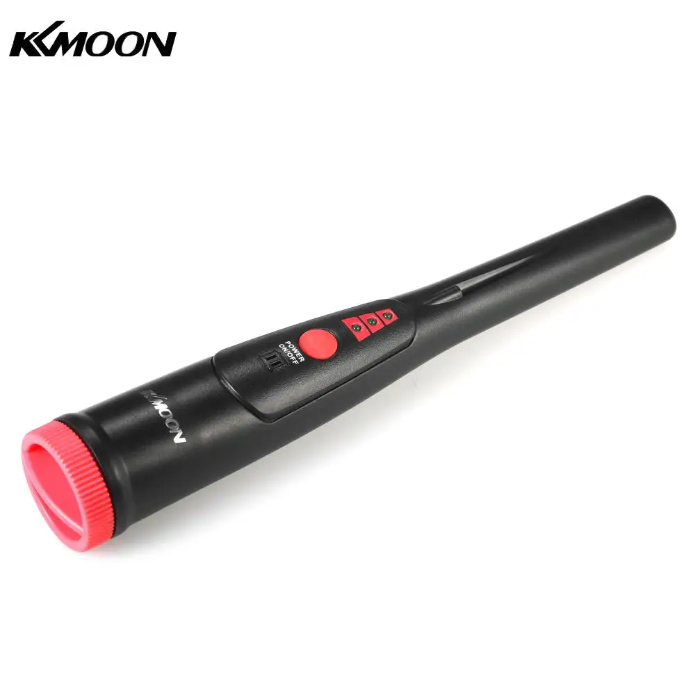 

KKmoon Pinpointer Metal Detector Portable Pin Pointer Treasure Hunting Tool Automatic Tuning with Belt Holster and LED Indicator