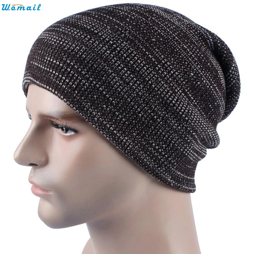 

Elegant Nobility Mens Cashmere Winter Crochet Hat Knit Warm Cap Headgear Dec 9