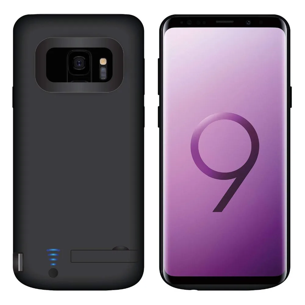 

high quality 6000mAh Power Case For Samsung S9Plus Portable Battery Bank Charger Support holder cover with type c cable charging