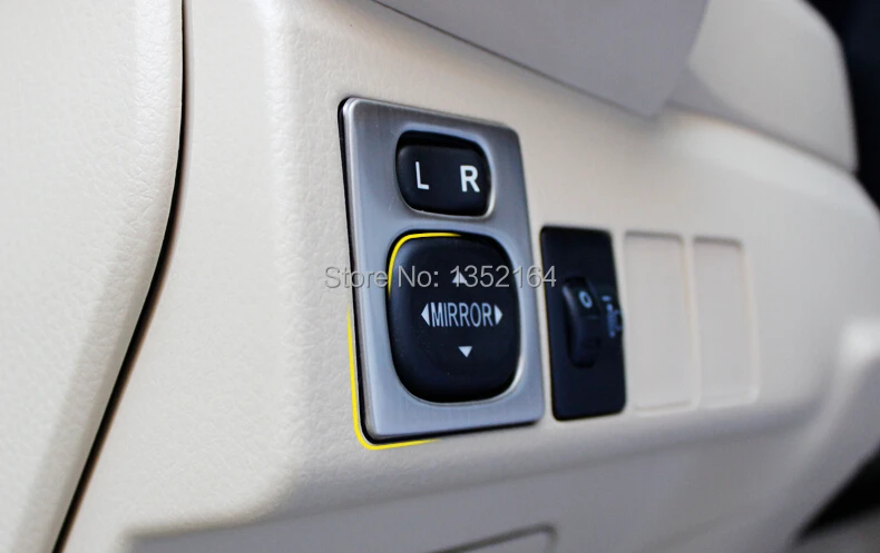 Авто инерционные аксессуары, кнопка выключения света отделка Наклейка для Toyota Corolla, нержавеющая сталь стайлинга автомобилей