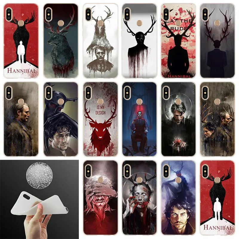 

Phone Case Hannibal For Xiaomi Redmi Note 7 6 5 4x redmi 7 6pro 6a s2 5a 4a 4x 5plus y3 Soft Cover Coque