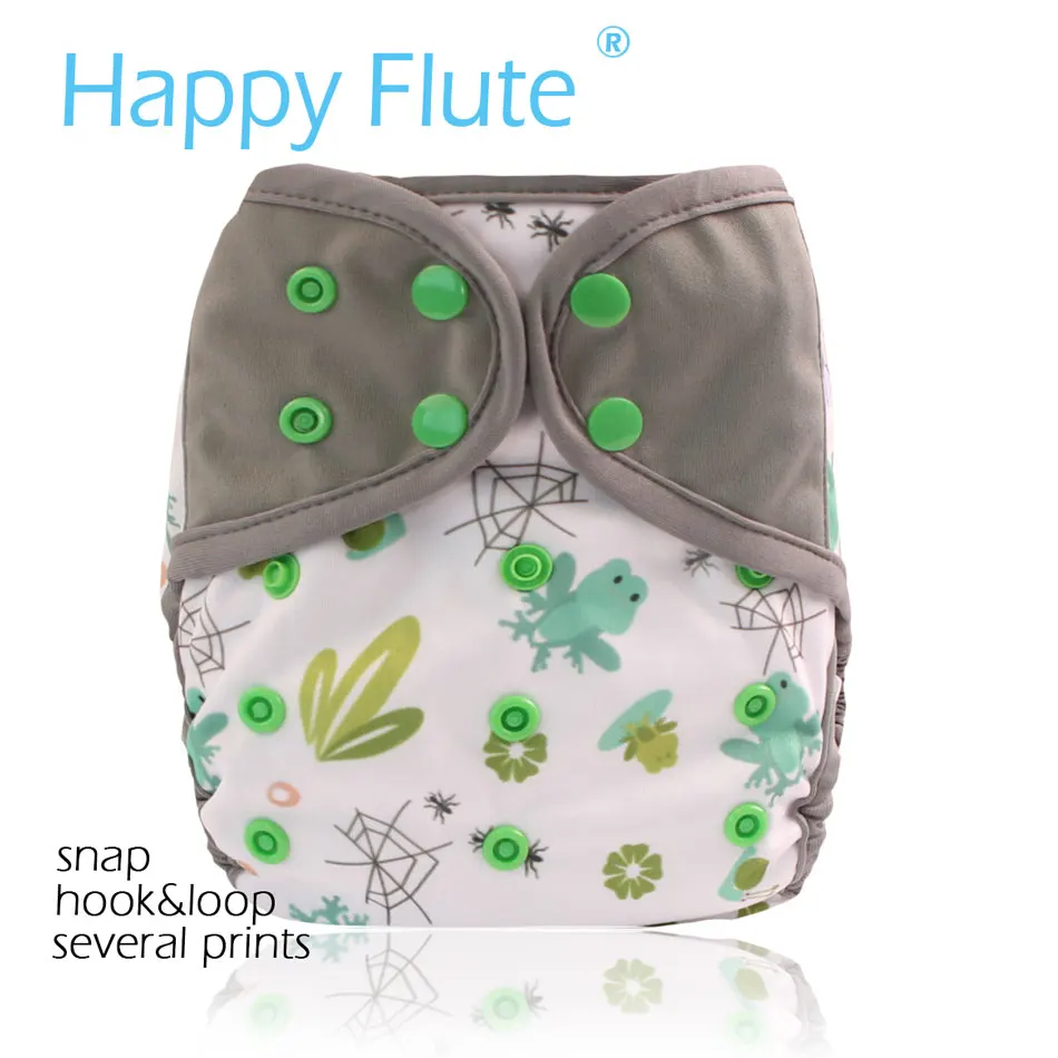 HappyFlute OS пеленки крышка с или без бамбуковая вставка, двойные гусины, водонепроницаемый дышащий, s m& L регулируемый, подходит для ребенка 5-15 кг