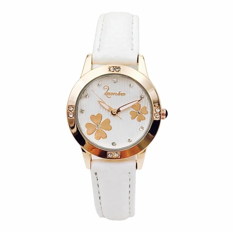 

Fashionable children flower watch girl waterproof junior high school night light lovely girl girl style Korean version is simple