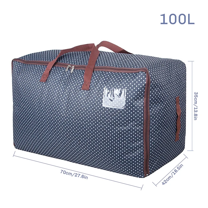كبيرة عارضة السفر أكياس الملابس تخزين الأمتعة المنظم الحقيبة حقيبة تخزين حقيبة مربع الملابس لحاف لحاف الغسيل الوسائد