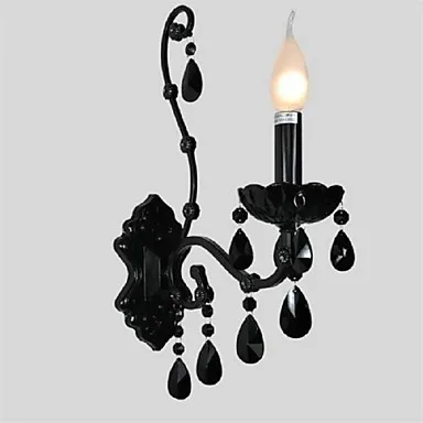 

Black crystal Modern Led Crystal Wall Light Lamp For Home Wall Sconce,Arandela Lampara De Pared