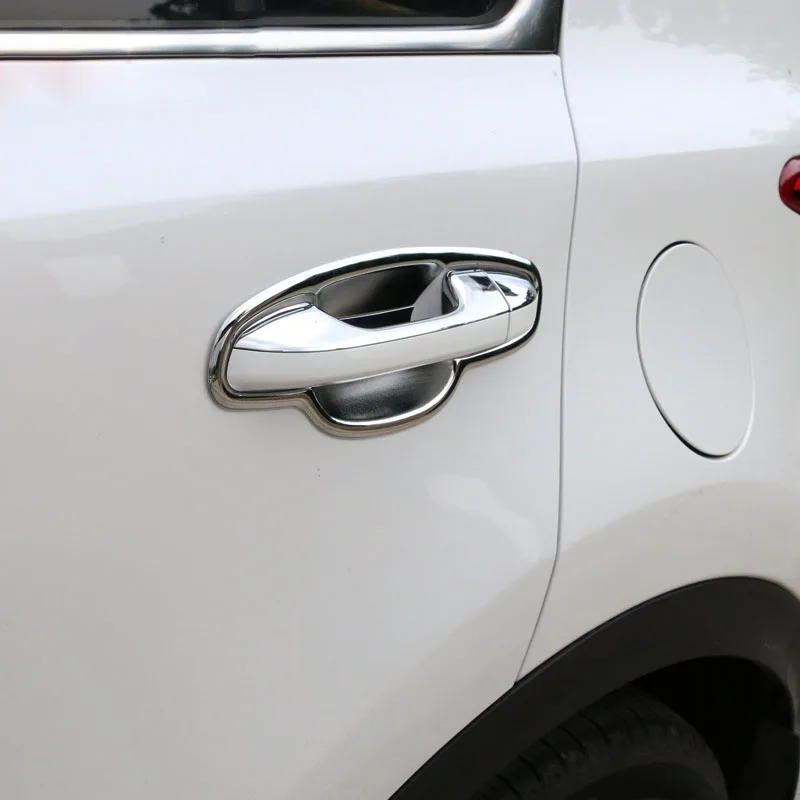 For Kia Sportage 2017 2018 Chrome Door Handle Bowl Cover Cup Cavity Trim Molding