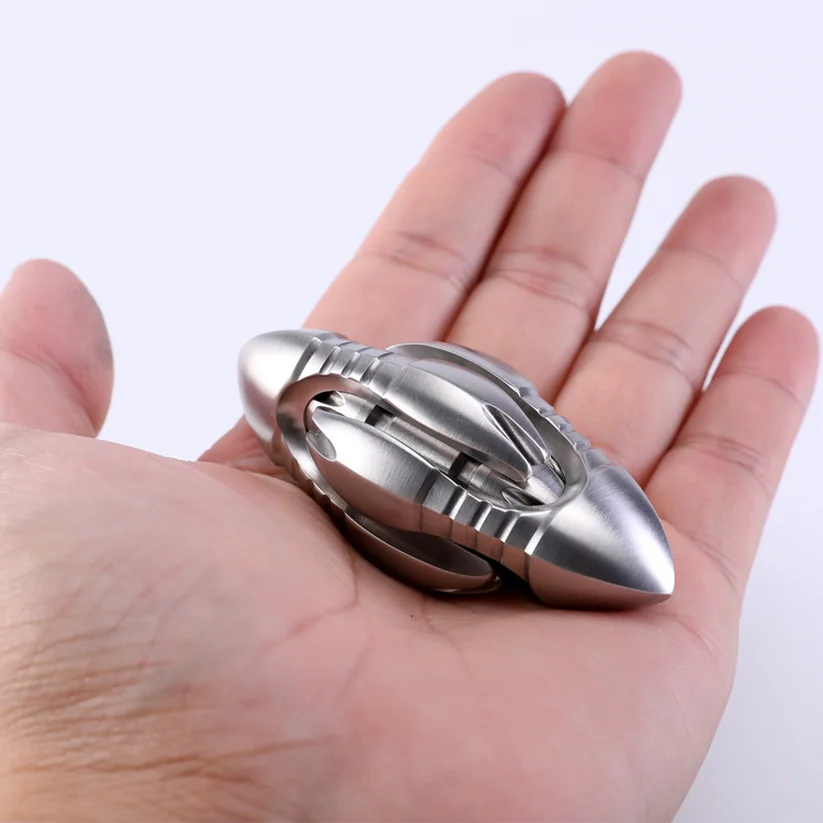 Metal Decompression Gyro Push Egg Conventional & Mini Edition Portable Entertainment Toys Hobbies fo