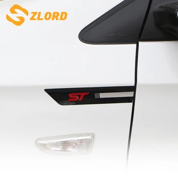 

Car ST Side Fender Sticker Fit for Ford Focus 2 3 4 MK2 MK3 Fiesta Mondeo Escape Kuga EcoSport Explorer Edge Fusion Accessories