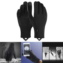 Новые зимние перчатки с сенсорным экраном, ветрозащитные перчатки для вождения, черные противоскользящие теплые перчатки BF88