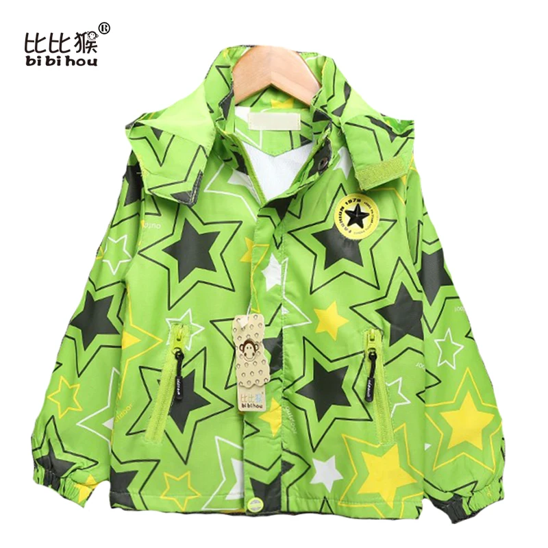 

2017 Boys Casual Jackets Spring Autumn Plus Velvet Children Double-deck Windbreaker Waterproof Jacket Kids Sports Outwear Coats